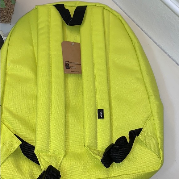 NWT. Vans old Skool neon backpack - Picture 3 of 4